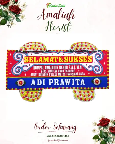 Papan Bunga Ucapan Selamat Harjosari